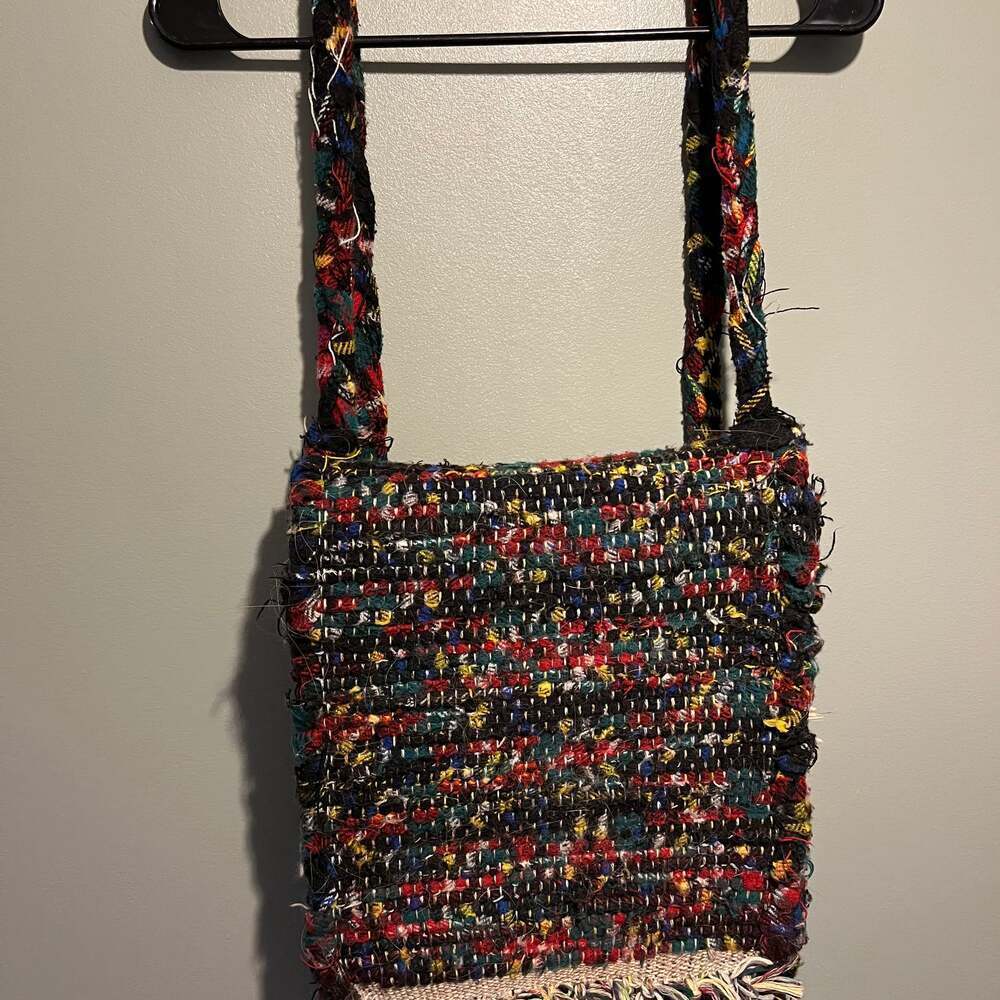 Colorful Woven Kurdish Backpack Handmade
